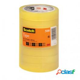 Nastro adesivo Scotch 508 - 15 mm x 66 mt - trasparente -