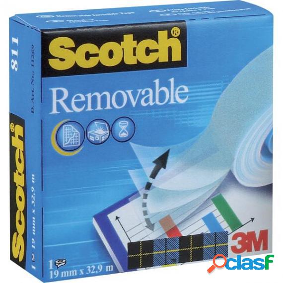 Nastro adesivo Scotch Magic 811 - removibile - invisibile -