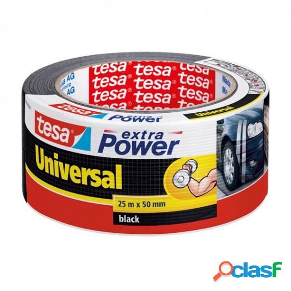 Nastro adesivo Tesa Extra Power Universal - nero - 25 m x 50