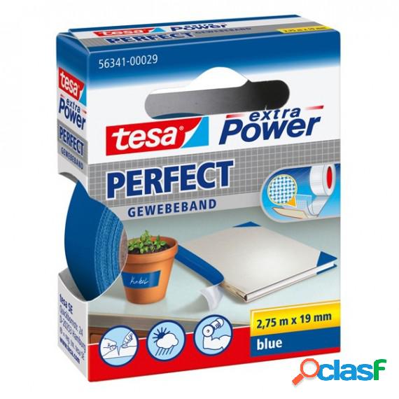 Nastro adesivo telato XP Perfect - 19 mm x 2,7 m - blu -Tesa