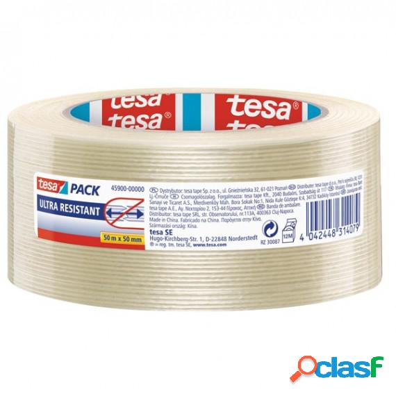 Nastro adesivo - trasparente - rinforzato - 50 mm x 50 mt -