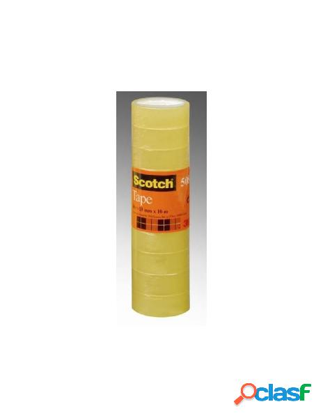 Nastro trasparente scotch 508, 10 rotoli, 15 mm x 10 m