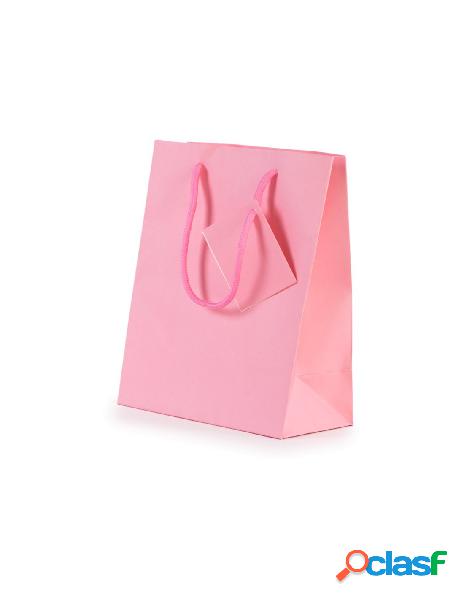 Natura bags 13x8x15cm 10/pz polybag colore rosa