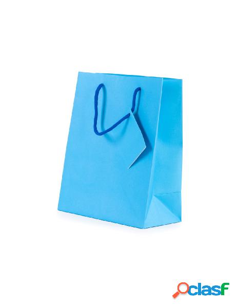 Natura bags 18x10x23cm 10/pz polybag azzurro