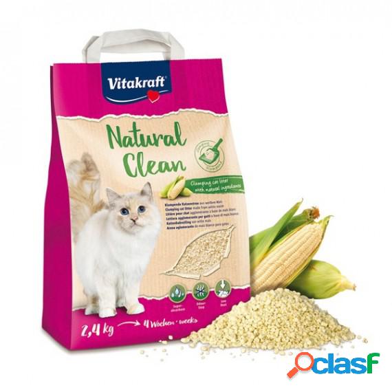 Natural Clean per lettiera al mais bianco - per gatti -