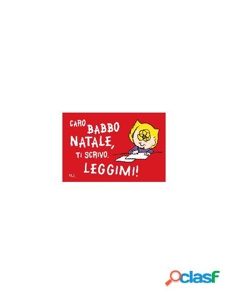 No brand - biglietto con spazio dedica caro babbo natale, ti