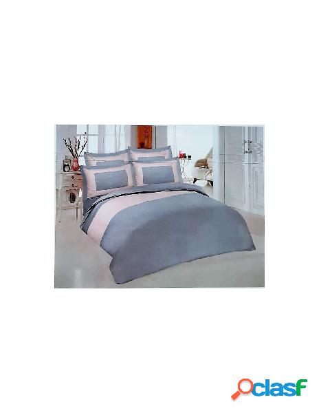 Nobrand - perle de coton copripiumino bayadère bicolore 2