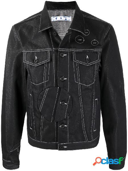 OFF-WHITE GIACCA OUTERWEAR UOMO OMYE067R21DEN0011001 COTONE