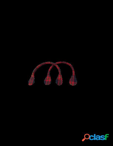Obag - obag manici corti check rosso