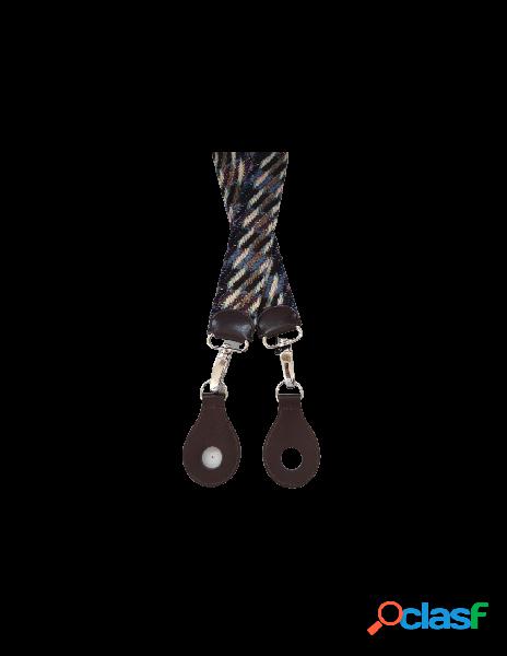 Obag - obag tracolla corta ecopelle marrone con goccia