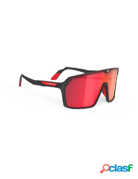Occhiali RUDY PROJECT SPINSHIELD Black Matte Multilaser Red