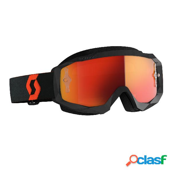 Occhiali cross Scott HUSTLE X MX Arancio Nero Lente Arancio