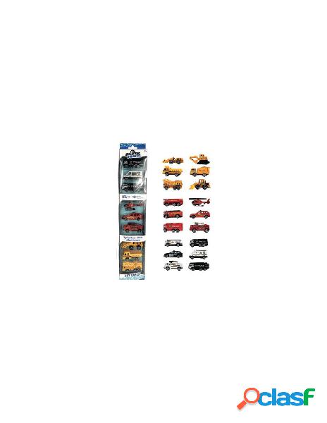 Ods - mezzo stradale ods 41138 silver wheel 1:64 set 9 pz