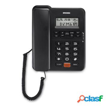 Office desk telefono dect nero