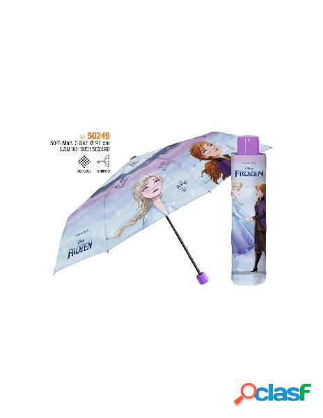 Ombrello mini manuale 50 cm antivento, frozen 2