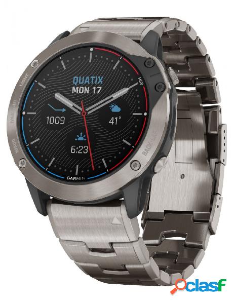 Orologio GARMIN QUATIX 6X SOLAR marine 010-02157-31 Titanium
