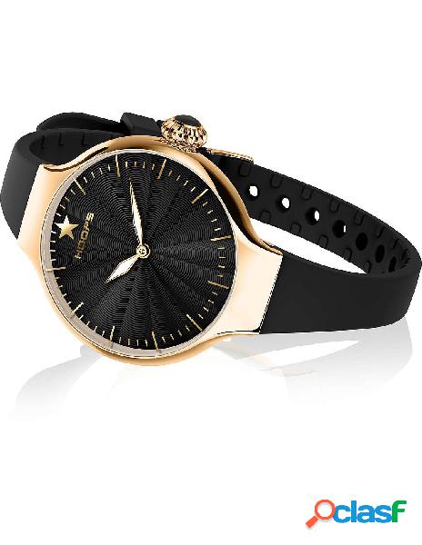 Orologio HOOPS Nouveau Cherie Sliding 2634L-YG01 Gold Black