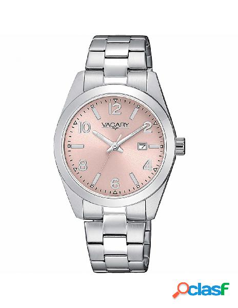 Orologio VAGARY by CITIZEN Lady in Acciaio IU2-715-91 Pink