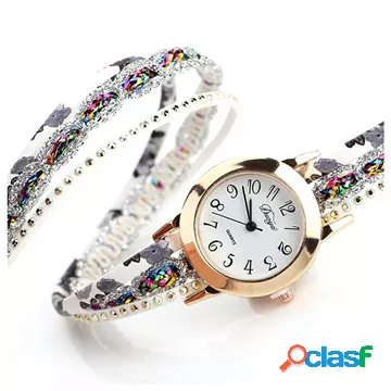 Orologio al quarzo da donna Duoya Fancy Series Circle -