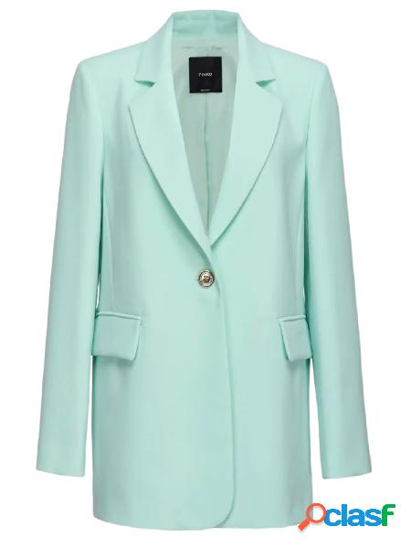 PINKO Blazer monopetto Gaeta Verde acqua