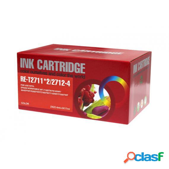 Pack 5 Cartucce T2711 2712 2713 2714 Compatibili