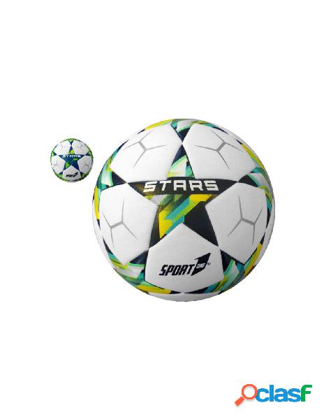 Pallone calcio stars in pu - cucitura hybrid technology