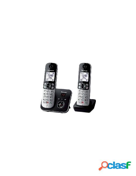 Panasonic - cordless panasonic kx tg6862jtb kx tg6862 twin