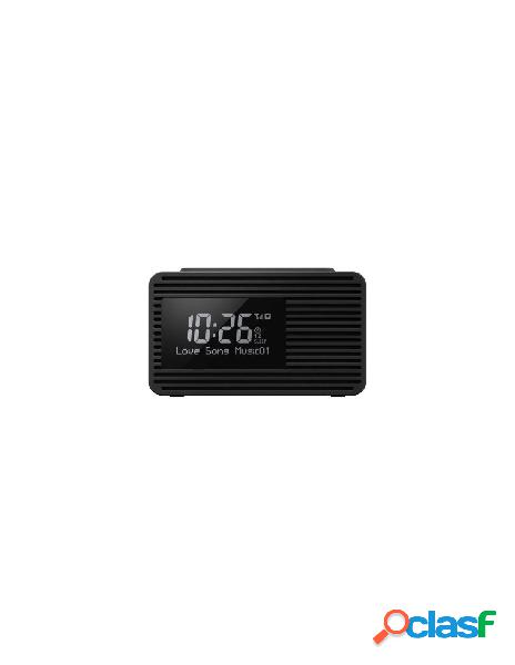 Panasonic - radiosveglia panasonic rc d8eg k fm dab+ nero