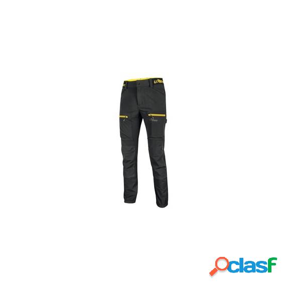 Pantalone Horizon - taglia XL - nero/giallo - U-power