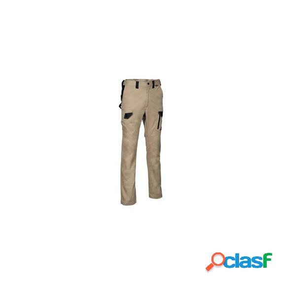 Pantalone Jember Super Strech - taglia 50 - corda/nero -