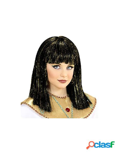 Parrucca cleopatra con fili di lame in sacchetto