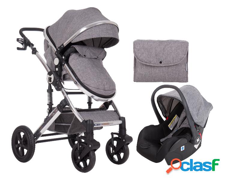 Passeggino Kikkaboo 3 in 1 Darling Dark Grey 2020