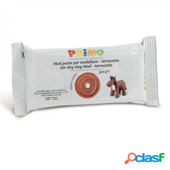 Pasta da modellare - 500gr - terracotta - Primo