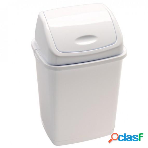 Pattumiera con coperchio basculante Rif Basic - 29x23x45 cm