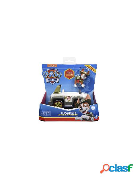 Paw patrol - paw patrol tracker personaggio con veicolo