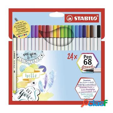 Pen 68 brush marcatore multicolore 24 pezzo(i)