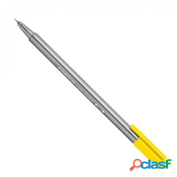 Penna Fineliner triplus - tratto 0,30mm - giallo - Staedtler