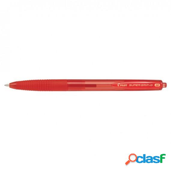 Penna a scatto Supergrip G - punta 1,0mm - rosso - Pilot