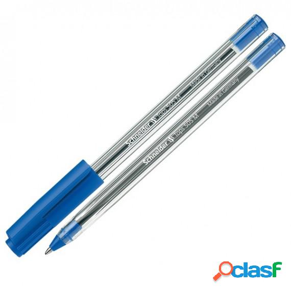 Penna a sfera con cappuccio Tops 505 - tratto 0,7mm - blu -