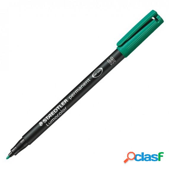Pennarello Lumocolor Permanent 317 - punta 1,0mm - verde -