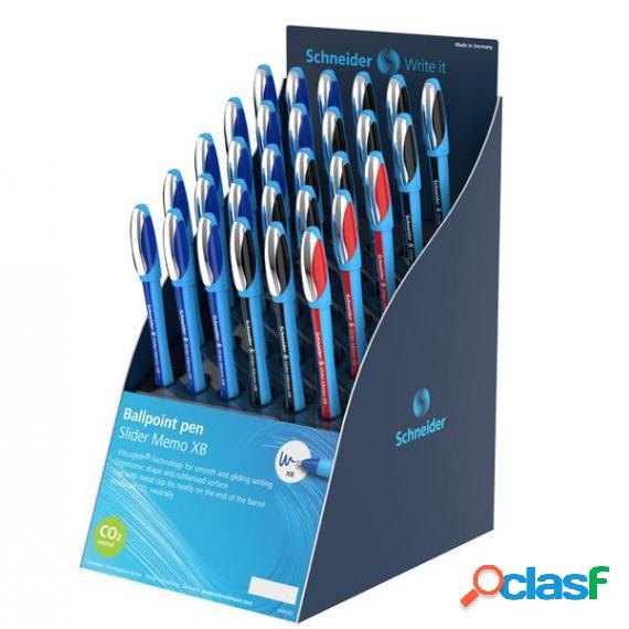 Penne a sfera Slider Memo XB blunerorosso assortiti