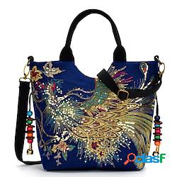 Per donna Borsetta Borsa a tracolla Borsa in tela Tela