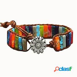 Per donna Bracciali Strutturato Strada Arcobaleno Bracciale