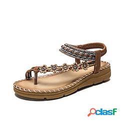 Per donna Sandali Boho Sandali con plateau Sandali