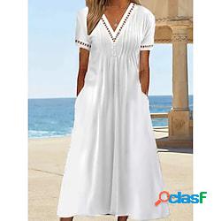 Per donna Vestito casual Abito estivo Abito plissettato