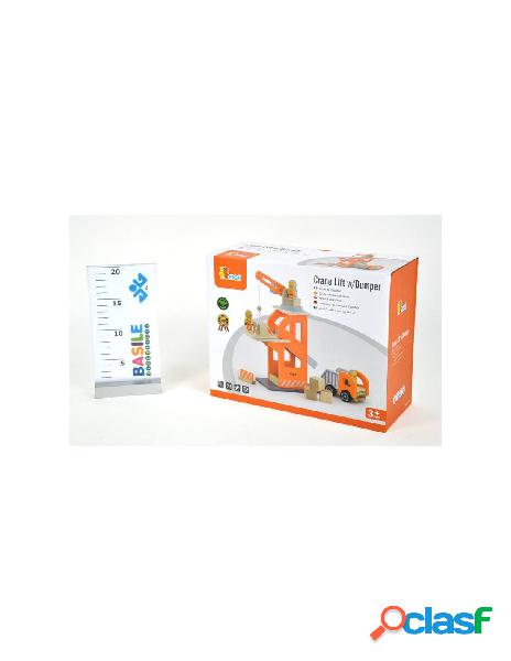 Piattaforma con gru per carico/scarico h cm 26