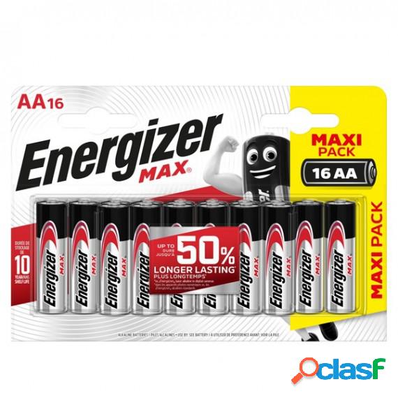 Pile stilo AA - 1,5V - Energizer Max - blister 16 pezzi