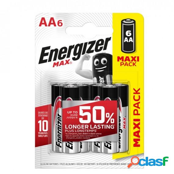 Pile stilo AA - 1,5V - Energizer Max - blister 6 pezzi