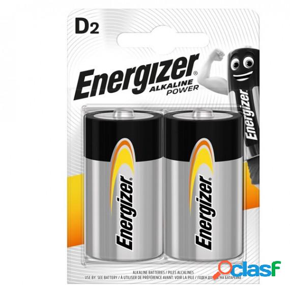 Pile torcia D - 1,5V - Energizer Alkaline Power - blister 2