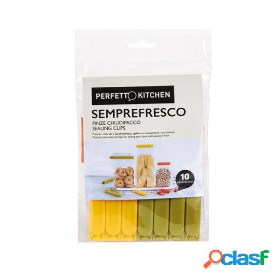 Pinze chiudi pacco Semprefresco - Perfetto - set 10 pezzi